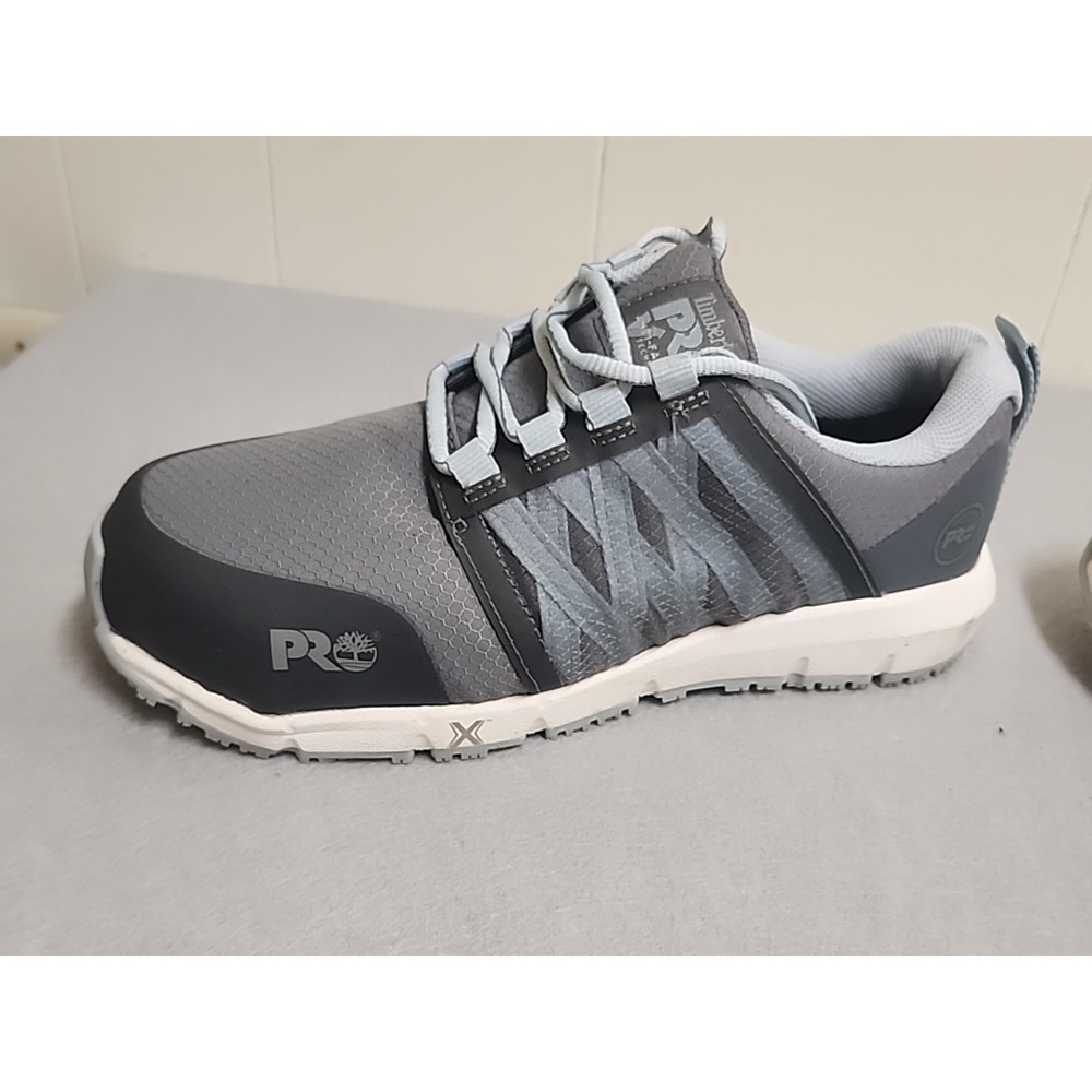 Timberland PRO Work Shoe Sz 8 Women Anti Fatigue Blue And Grey - Picture 7 of 10